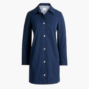 J.Crew Factory Scalloped Mac Coat sz 8 NWT
